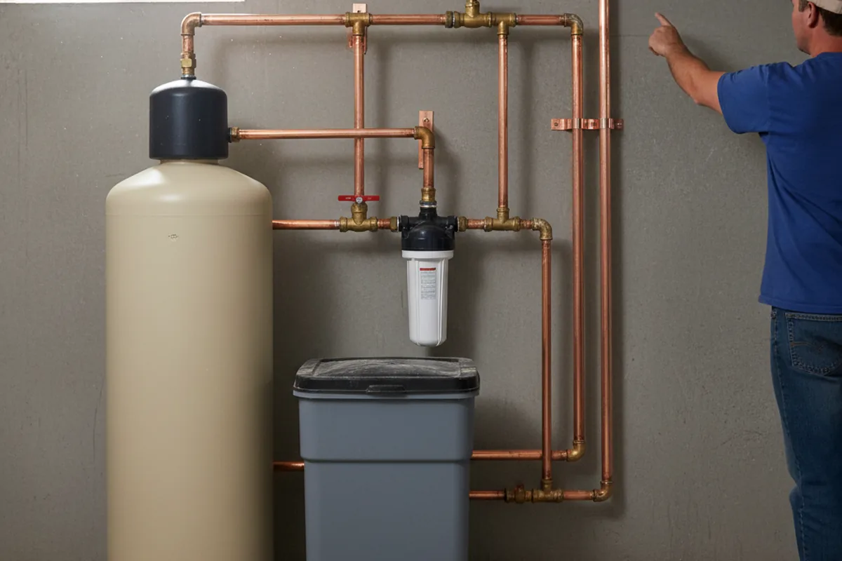 Whole-house water treatment system installed in Inverness